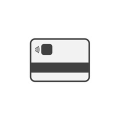 Simple credit card icon