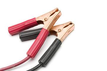 ブースターケーブルのワニグチクリップ