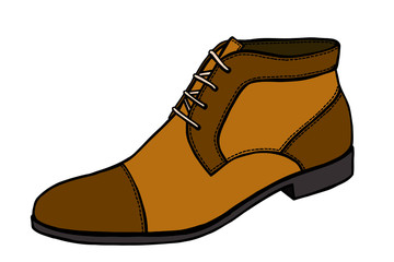 boot illustration in vector style.