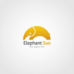 Elephant Logo Design Vector