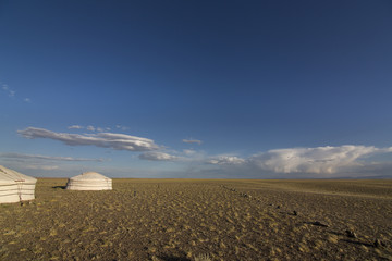 Mongolisches Jurtencamp