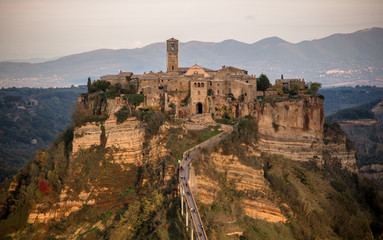 Fototapeta na wymiar Civita di Bagnoregio