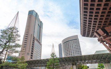 金沢駅前の風景