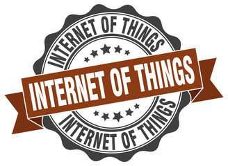 internet of things stamp. sign. seal