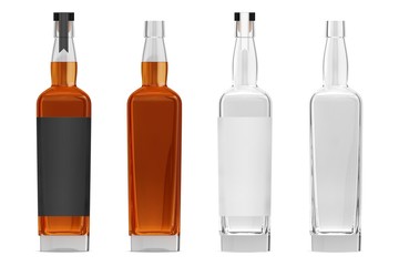 Whisky Bottle Mockup