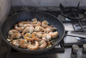 Dänemark 2015-Kochen 056  Garnelen 2