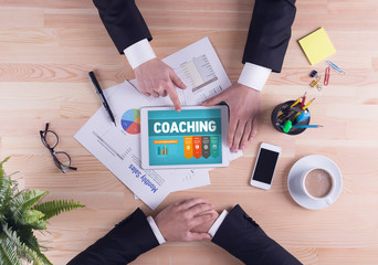 Business team concept - COACHING