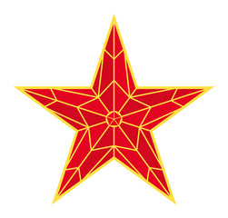 Obraz premium Spasskaya Tower Star