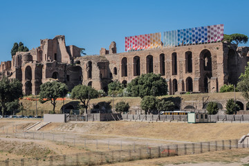 Fototapeta premium Circus Maximus - ancient Roman chariot racing stadium. Rome.
