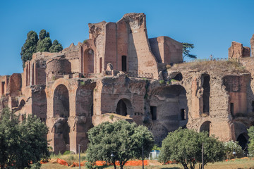 Fototapeta premium Circus Maximus - ancient Roman chariot racing stadium. Rome.