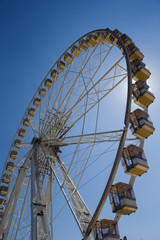 Fototapeta premium ferris wheel sideview