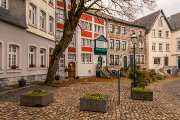 View In The Streets Of Aachen, Germany