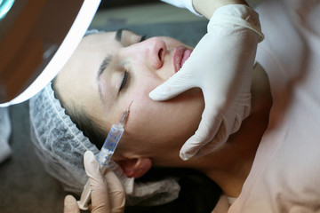 Obraz na płótnie Canvas Botox treatment.