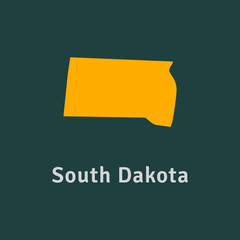 region icon of USA. south dakota