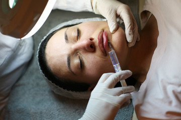 Obraz na płótnie Canvas Botox treatment.