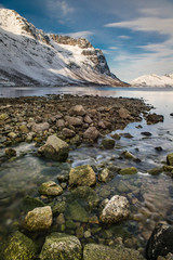 Winter mountains in Norway