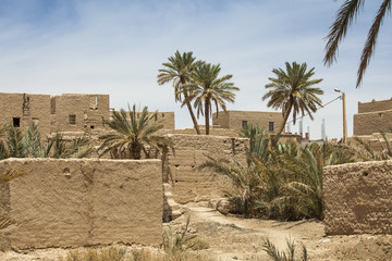 Clay buildings in Morocco