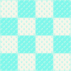Female and male symbol pattern background