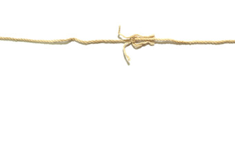 rope on white background