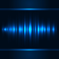 Blue vertical light vector background.