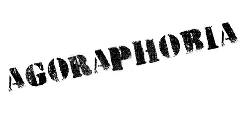 Agoraphobia rubber stamp