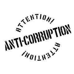 Anti-Corruption rubber stamp
