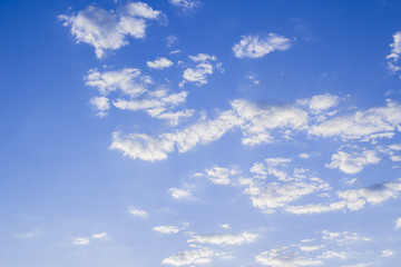 blue sky with cloud closeup