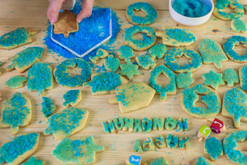 Hanukkah cookies