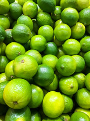 Lime Citrus Fruits In Fruit Market