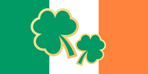 Ireland saint patrick flag