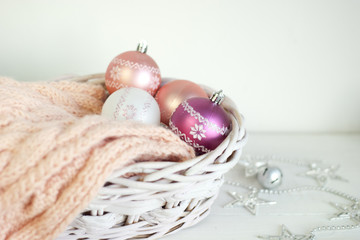 Rose Quartz Christmas Balls