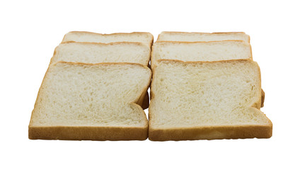 sliced bread isolated