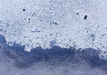 Blue color cement wall texture.