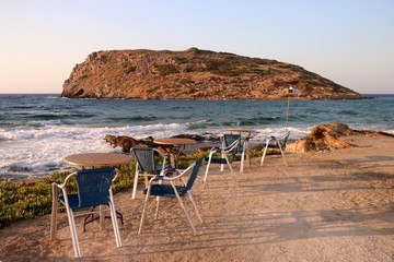 village of Mohlos , Crete , Greece 
