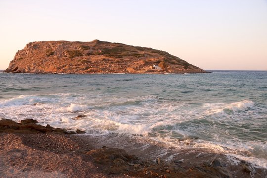 village of Mohlos , Crete , Greece 
