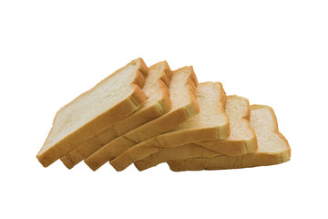 sliced bread isolated