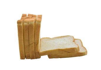 sliced bread isolated