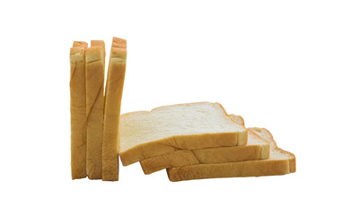 sliced bread isolated
