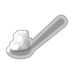Fototapeta na wymiar sugar spoon isolated icon vector illustration design