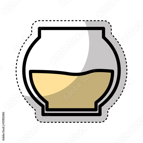 "sweet honey pot isolated icon vector illustration design" Immagini e vettoriali Royalty Free su