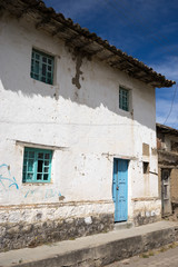 rustic colonial house in rural Ecuador