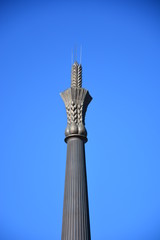 Fototapeta na wymiar Detail of a war Memorial in Astana, capital of Kazakhstan