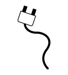 wire cable energy plug icon vector illustration design