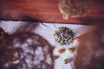 beautiful wedding bridal bouquet.