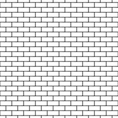 Seamless brick wall background. Vector illustration - texture pa