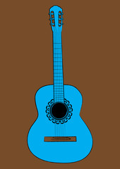 blue guitar