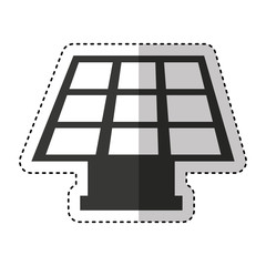 panel solar isolated icon vector illustration design