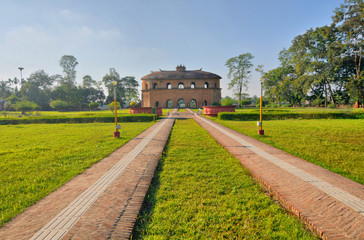 The Rang Ghar -  the royal sports-pavilion for Ahom kings in Assam in India
