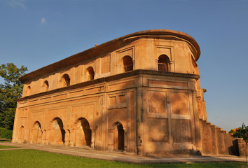 The Rang Ghar -  the royal sports-pavilion for Ahom kings in Assam in India

