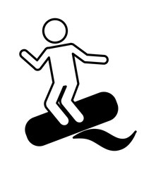 surf boarding extreme sport vector illustration design